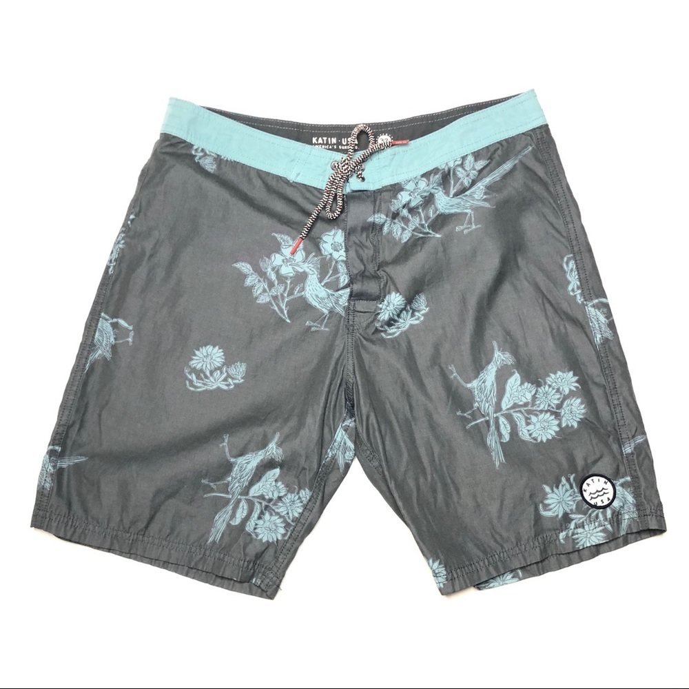 Katin USA Floral Contrast Print Board Shorts
